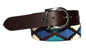 High Quality Handmade Fancy Stitched Argentinian Style Polo Belt in Genuine Leather Competitive Price with OEM Accepted - Product Image 5