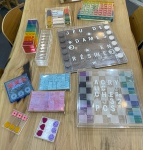 Juego de mesa de backgammon acrílico personalizado de alta calidad, tableros Lucite para promoción - Product Image 6