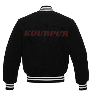 Vestes pour hommes OEM, qualité supérieure, veste universitaire, veste de baseball bicolore, disponible dans toutes les couleurs et toutes les tailles - Product Image 3
