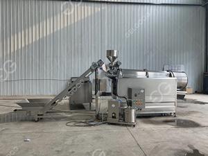 Machine à aromatiser Pulvérisateur soufflé frit Snack Chips New Top Food Assaisonnement Double Tambour Machines de traitement de l'huile - Product Image 4