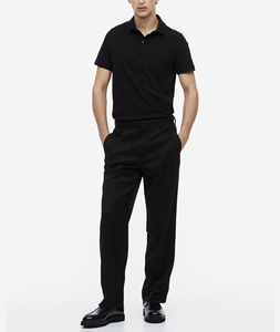 2023 Logo personnalisé broderie motif solide grande taille tricoté Golf sport pour polos anti-rides pour hommes et femmes - Product Image 3