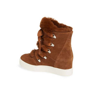 Stivaletto da Donna Steve Madden Wharton in Ecopelliccia Arancione Taglia 6.5 M con Funzione di Aumento Altezza - Product Image 3