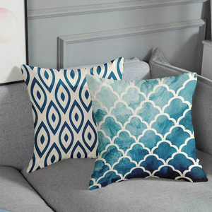 Modern Eco-Friendly Polyester/Cotton 45x45cm Customised <b>Cushion</b> <b>Covers</b> Ramadan Mubarak Design Zipper Closure for Home Hotel Use - Product Image 3