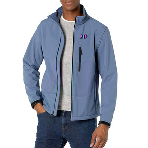 Street Wear Men Softshell Jacket New Design Winter Custom Color Front Logo Eco-Friendly Breathable Customizable - Product Image 3