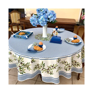 Eco Friendly Cotton Embroidered 60x90 Inch Customized Ash Colour <b>Table</b> <b>Cloth</b> GOTS Certified Skin Safe Natural Fibers Sustainable - Product Image 5