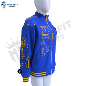 Fabricant OEM Veste universitaire pour homme de haute qualité, veste de baseball personnalisée, broderie sur le devant, écologique, coupe-vent, laine, hiver - Product Image 2