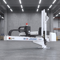 Robot de préhension CNC haute précision à trois axes, mini servo Bullhead, 1800 mm horizontal et 1100 mm vertical, OEM/ODM, IMM/IML