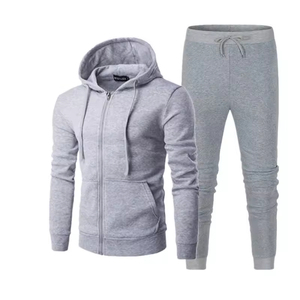 Wholesale Spring and Autumn Zipper Hooded Sweatshirt Men's Casual Blank Sweatshirt Custom Logo Two-Piece <b>Set</b> <b>on</b> ZOHAN CREATIONS - Product Image 6
