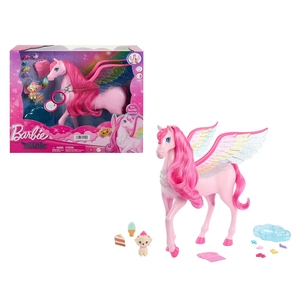 ของเล่นเฟอร์นิเจอร์มีปีกสำหรับตุ๊กตาบาร์บี้อะตอมเพกาซัส - Product Image 1
