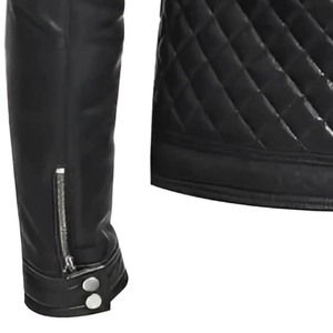 แจ็กเก็ตหนัง PU สำหรับผู้ชายแจ็กเก็ตหนังแฟชั่นสำหรับผู้ชาย - Product Image 4