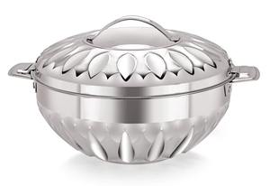Plats à fondue isothermes classiques en acier inoxydable, imprimés, durables, pour soupes, ragoûts, plats mijotés, idéal pour un déménagement - Product Image 5