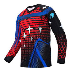 Camiseta de Motocross de Verano, Tejido Transpirable, Camiseta de Motocross Competitiva, Ligera, Estilo Deportivo - Product Image 1