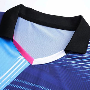 Camiseta DE TENIS Unisex de diseño elegante, tela de poliéster sublimada, uniforme de tenis de alta calidad, Frente personalizado, secado rápido - Product Image 5