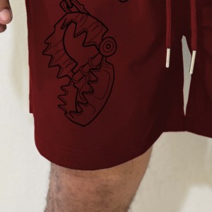 Pantalones cortos deportivos de calle para hombre, diseño OEM, superventas, informales, lisos, cómodos, con cintura elástica, pantalones cortos de verano personalizados, 2026 - Product Image 6