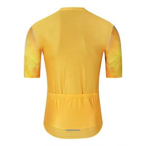 เสื้อจักรยานแขนสั้นผู้ชายแบบซับลิเมชั่นสั่งทำพิเศษ กันลม น้ำหนักเบา แห้งเร็ว ผ้าโพลีเอสเตอร์ผสมสแปนเด็กซ์ ยืดได้สี่ทิศทาง มีซิป - Product Image 2