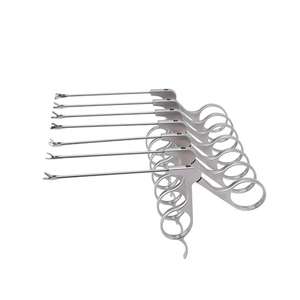 Ensemble d'instruments chirurgicaux endoscopiques professionnels en acier inoxydable de 16 pièces avec plateau de stérilisation perforé et silicone - Product Image 5