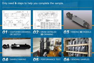 Nueva maquinaria de construcción, cilindro hidráulico de elevación de vehículos sanitarios con componentes de núcleo de engranaje de motor de bomba - Product Image 5