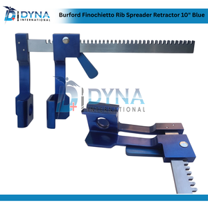 Burford Finochietto Rib Spreader Retractor 10 Cuchillas Azules Veterinario Quirúrgico - Product Image 2