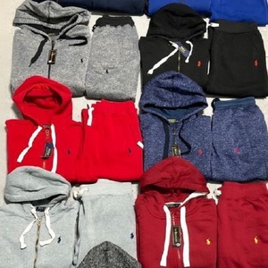 ชุดวอร์มผ้าคอตตอนมีฮู้ดสำหรับผู้ชายชุดวอร์มผ้าคอตตอนโพลีเอสเตอร์มีฮู้ดสำหรับฤดูหนาว - Product Image 6