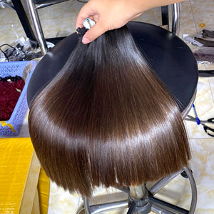 ผมต่อแบบ Remy ผมมนุษย์สำหรับต่อผม100% ผมแท้เกรด9A-12A ทำจากผมมนุษย์ผมตรงแบบมีสี - Product Image 1