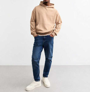 2025 calidad suave con capucha suelta polar 345G sudadera de gran tamaño para hombre logotipo personalizado sudaderas con capucha digitales - Product Image 2