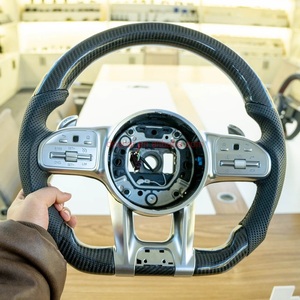 Volant en cuir carbone DDOS pour <span class=keywords><strong>Mercedes</strong></span> Classe C W205 CLS W218 GLA45 CL W216 C216 CL500 CL550 <span class=keywords><strong>CL55</strong></span> CL63 C43 C63 <span class=keywords><strong>AMG</strong></span> - Product Image 5