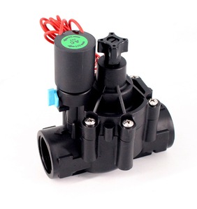 Vanne solénoïde d'irrigation <span class=keywords><strong>goutte</strong></span> à <span class=keywords><strong>goutte</strong></span> agricole PKY Drip PK1009 24V en nylon noir pour jardin, serre et terres agricoles - Product Image 1