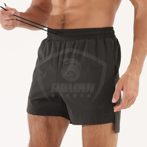 Short de sport pour homme de haute qualité, logo hip-hop, léger, respirant, séchage rapide, poches arrière, course, natation, entraînement, gym - Product Image 2