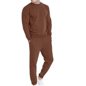 Ropa deportiva para hombre, chándal azul en blanco cálido de invierno, conjunto deportivo, chándal informal para gimnasio, ejercicio, chándal deportivo, conjunto de chándal - Product Image 3