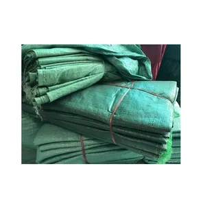 재활용 PP 짠 모래 자루 녹색 시멘트 건설 모래 포장 가방 도매 공급 업체