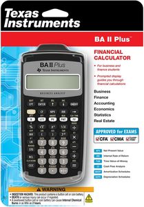 Meilleur prix Calculatrice financière originale neuve Texas Instruments BA II Plus, noire - Product Image 4