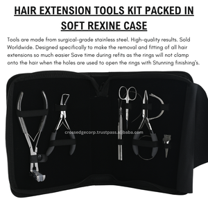 Herramienta de extensiones de cabello de alta calidad, alicates de presión de trama, Micro anillo, extensión de eliminación, corte, tijera, enlace de inserción, bucle - Product Image 5