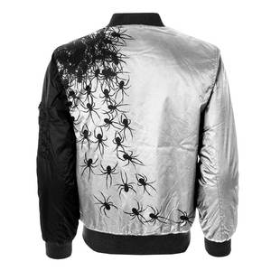 Chaqueta Varsity de Lana para Hombre, Nuevo Diseño, Corte Ajustado, Cuello Alto, Transpirable, Ecológica, Estilo Casual Urbano, Cortavientos - Product Image 2