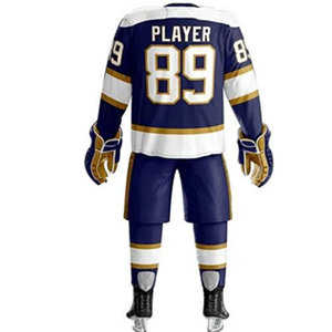 Último uniforme de hockey sobre hielo impreso por sublimación/uniformes de hockey sobre hielo cómodos y transpirables - Product Image 3