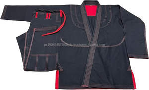 100% coton BJJ Gi Jiu Jitsu Kimono MMA BJJ uniforme 450GSM Perl armure Orange point Sportswear karaté Arts martiaux de haute qualité - Product Image 3