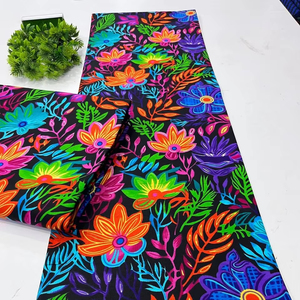 Asequible de alta calidad con estampado de cera africana de Botswana y tela de algodón Ankara para mujeres, perfecto para vestidos, prendas y bodas - Product Image 1