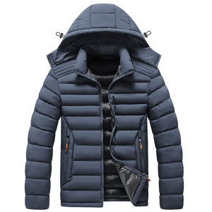 Meilleures ventes Veste matelassée d'hiver personnalisée pour hommes Manteau à bulles surdimensionné avec toile rembourrée et logo OEM Manteau à bulles - Product Image 1