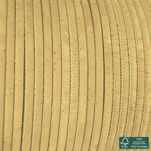 Cordón de corcho redondo amarillo claro superior - Product Image 3