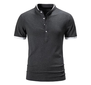 Venta caliente logotipo personalizado fuera de desgaste elegante Camiseta Hombre Golf Polo deporte desgaste ajustado Polo camiseta para hombres - Product Image 2