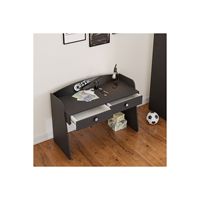 Meilleure Vente Bureau d'étude moderne tout-terrain au design unique, en panneau de particules de bois de 18 mm avec bande de bordure, 2 tiroirs, pour chambre à coucher, fabriqué en Turquie, écologique
