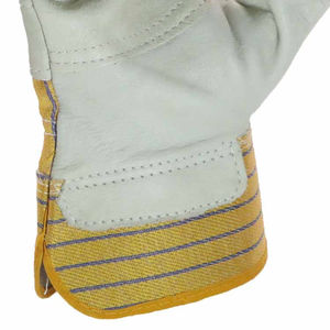 Guantes de doble palma de grado industrial para uso en la construcción Guantes de aparejo de cuero con guantes de trabajo de protección de doble palma - Product Image 6