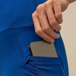 Short de course en bambou unisexe-Léger, séchage rapide, avec poches zippées pour les activités de plein air - Product Image 5