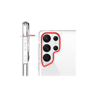 Coque arrière antichoc JoieCreatif T-Max en silicone transparent de qualité supérieure pour Samsung Galaxy S25 Ultra Protection du téléphone 7 - Product Image 4