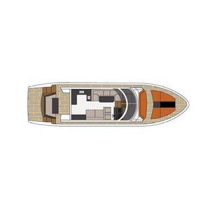 Yate Deportivo Cruisers Yachts 60 FLY 2022, con Motor Interior, para Paseos Turísticos, Pesca y Transporte, con Construcción Soldada Resistente - Product Image 4
