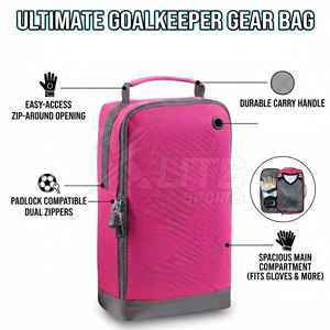Nouvel Arrivage Sac de Rangement pour Équipement de Football, Sac de Gardien de But en Nylon, Capacité 30-40L, Compartiment Zippé pour Gants, Chaussures et Entraînement - Product Image 6
