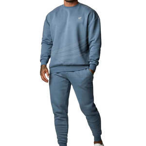 Service OEM, survêtement pour homme en coton 100% respirant, uni, de haute qualité, sur mesure, logo personnalisé, couleur personnalisée, en vente - Product Image 1