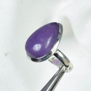 Anillo de cabujón clásico hecho a mano, piedra preciosa amatista, mejor diseño, Plata de Ley 925 sólida, plata 925 estampada, joyería de plata de moda - Product Image 2