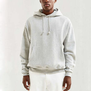 Vente en gros de sweats à capuche en tissu inversé 400 g/m², vierges, de haute qualité, 100 % coton biologique, techniques brodées, unis, à capuche, d'hiver, numériques - Product Image 1