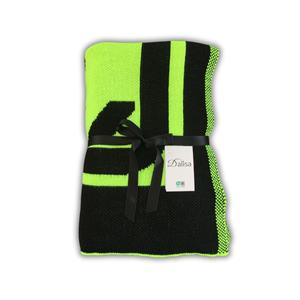 Colcha de jugador de neón, manta de punto transpirable tejida a mano estampada-Neon - Product Image 2