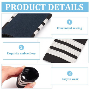 Epaulette personalizada de primera calidad, insignia de la Marina Real con detalles bordados a mano, etiqueta de logotipo, marca para fines uniformes - Product Image 2